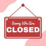 Closed For The Holidays