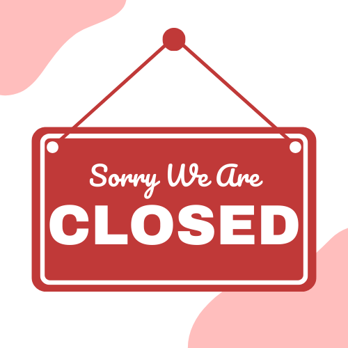 Closed For The Holidays